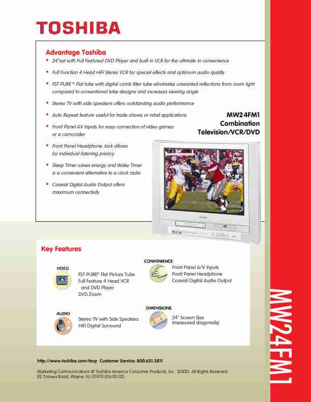 Toshiba DVD VCR Combo MW24FM1-page_pdf